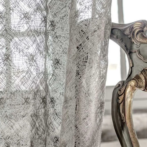 Tendina voile con motivi geometrici - SUMMARY  - Ciesse Tendaggi srl - in Trevira CS® / in poliestere / lavabile