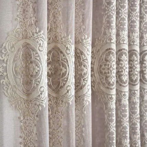 Tendina voile a motivi - DIVINE - Ciesse Tendaggi srl - in poliestere / lavabile / ricamato