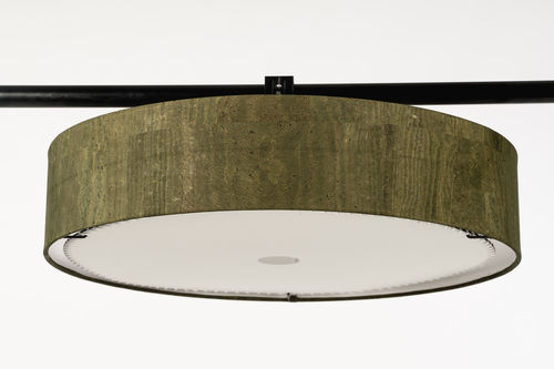 Plafoniera contemporanea - TIMBAL TAMBOURINE - Aclara Lighting - rotonda / in metallo / in tessuto
