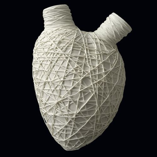 Vaso contemporaneo - ATAME - ELICA STUDIO - in porcellana / per muro / fatto a mano
