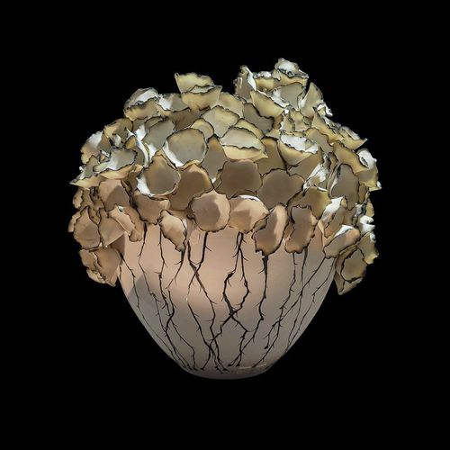 Vaso contemporaneo - MINI ABOUTILON - ELICA STUDIO - in porcellana / fatto a mano / Made in Italy
