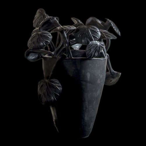 Vaso contemporaneo - BEGONIAS - ELICA STUDIO - in porcellana / fatto a mano / da pavimento