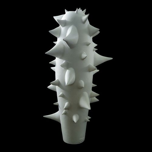 Vaso contemporaneo - CHORISIA - ELICA STUDIO - in porcellana / fatto a mano / Made in Italy