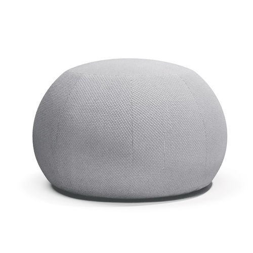 Pouf contemporaneo - Moony - Joyf - in tessuto / tondo / da esterno