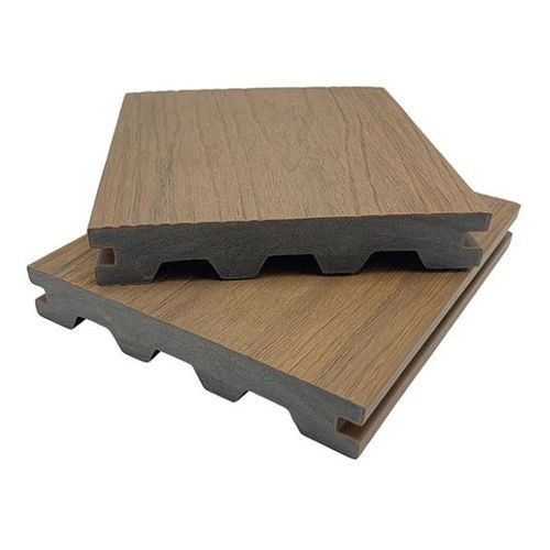 Listone per esterno in composito - DEL13923  - Foshan Greenzone - aspetto legno / con scanalature / antiscivolo