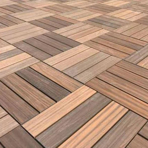 Listone per esterno in composito - DT-EP1  - Foshan Greenzone - aspetto legno / con scanalature / antiscivolo
