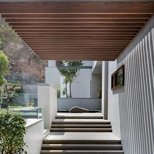 Frangisole in legno composito - BEP140140  - Foshan Greenzone - per facciata / per tetto / verticale