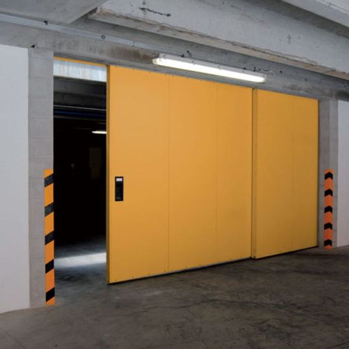 Porta industriale scorrevole - Horizontal  - Endoors - in lamiera / di sicurezza / tagliafuoco