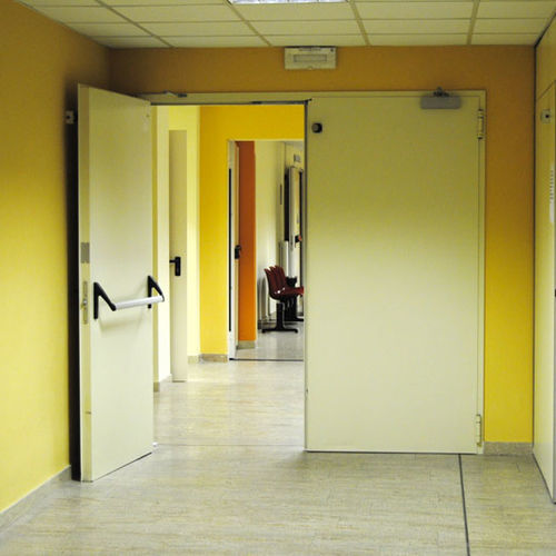 Porta da interno - Endoors - in acciaio galvanizzato / in lamiera d'acciaio / battente
