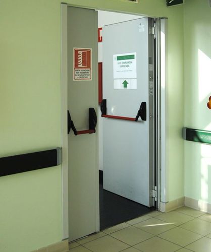 Porta da interno - Sub-Frame - Endoors - in acciaio galvanizzato / battente / contemporanea