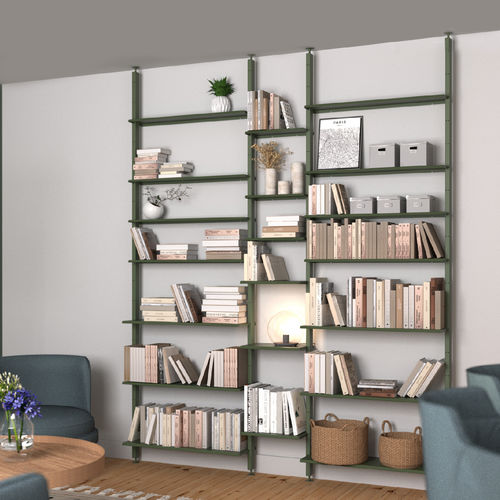 Libreria modulare - Bretagne Design - a muro / alta / pavimento-soffitto