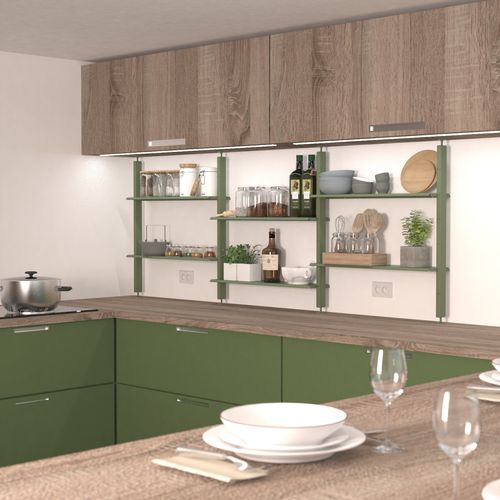 Mensola - Bretagne Design - modulare / contemporaneo / in acciaio termolaccato
