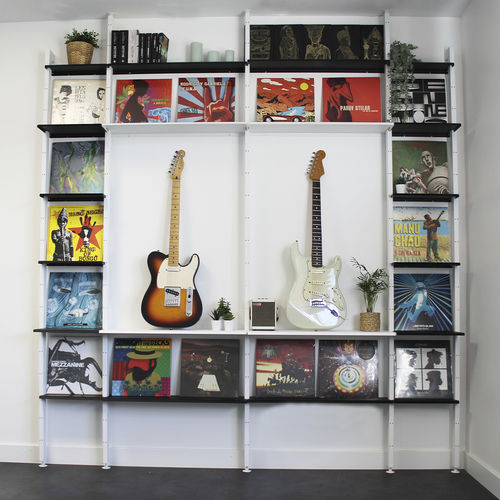 Libreria modulare - Etagère vinyle murale  - Bretagne Design - a muro / alta / pavimento-soffitto