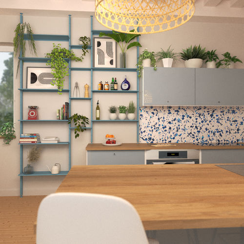 Scaffale modulare - Etagère murale cuisine - Bretagne Design - alto / pavimento-soffitto / design originale