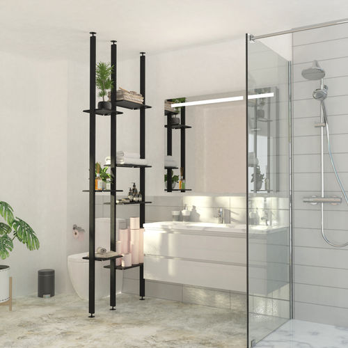 Scaffale modulare - Bretagne Design - a paravento / pavimento-soffitto / contemporaneo