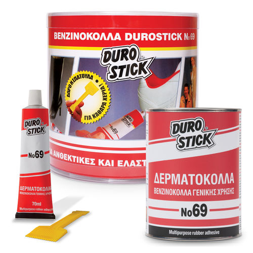 Colla a base di caucciù - No69 - DUROSTICK - per legno / per metallo / per plastica