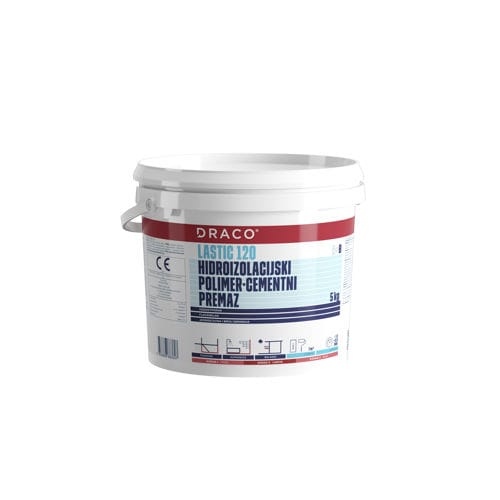 Intonaco di protezione - LASTIC 120 - DRACO - di impermeabilizzazione / da bagno / per balcone