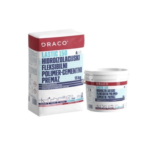 Intonaco di protezione - LASTIC 150 - DRACO - di impermeabilizzazione / da bagno / per piscina