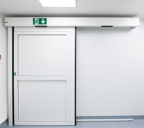 Porta da interno - 500 EFS - DOORSON - in alluminio anodizzato / battente / scorrevole