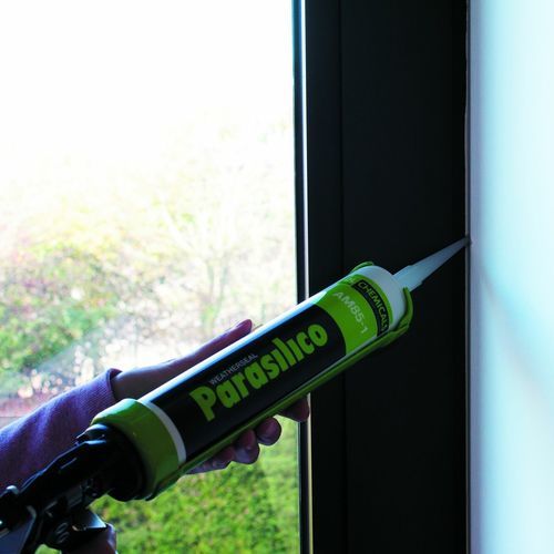 Mastice elastico - PARASILICO AM85-1 - DL Chemicals - in resina di silicone / adesivo / per calcestruzzo
