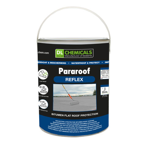 Intonaco di protezione - PARAROOF REFLEX - DL Chemicals - da interno / per coperture / bituminoso
