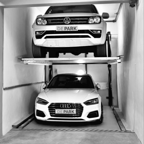 Sistema di parcheggio 2 livelli - DE-48  - DE-PARK - con piattaforma