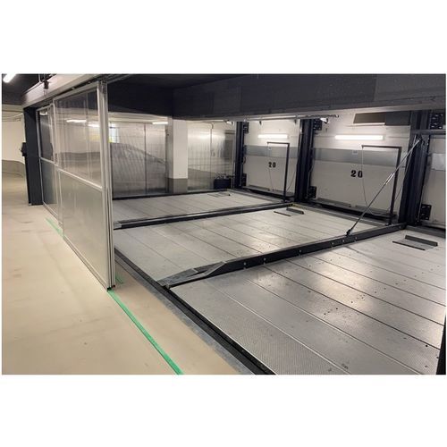 Sistema di parcheggio semiautomatico - DE-61 - DE-PARK - 2 livelli / con piattaforma