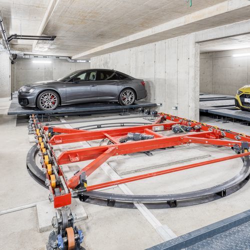 Sistema di parcheggio automatico - DE-800 - DE-PARK - robotizzato / con piattaforma / con ascensore