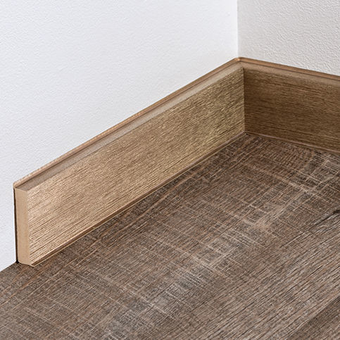 Battiscopa marrone - Q 12-60M - BOLTA - dorato / in legno / in PVC