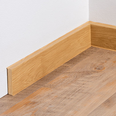 Battiscopa marrone - Q 12-60H - BOLTA - in legno / in PVC / rettangolare