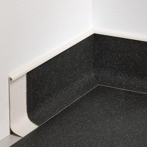 Battiscopa bianco - HKSL 3 - BOLTA - in legno / in PVC / rettangolare