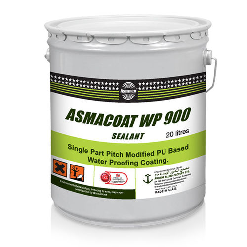 Guaina liquida impermeabilizzante in cemento - Asmacoat WP900 - ANCHOR ALLIED - rivestita con vernice poliuretanica / flessibile / resistente all'acqua