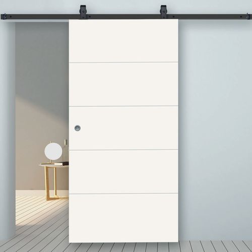 Sistema scorrevole in acciaio inossidabile - Casa - ABP-Beyerle - per porta in legno / a muro / con ammortizzatore integrato