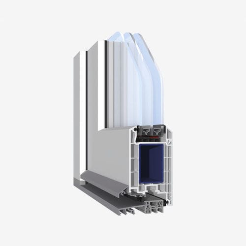 Profilato per porte in PVC - ALU - Salamander - in alluminio / di sicurezza