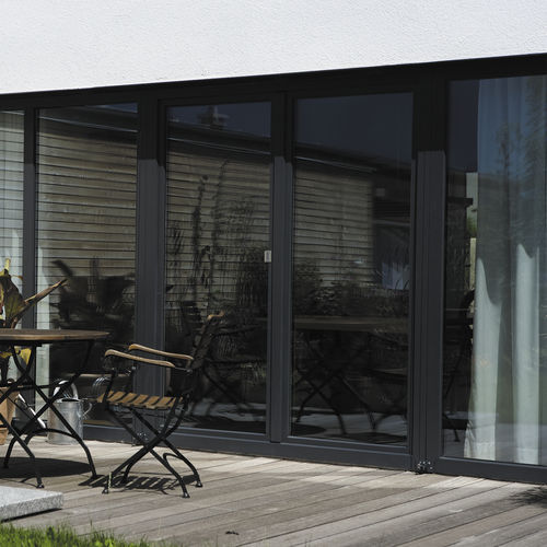 Rivestimento per porta in alluminio - HST ALU - Salamander - su misura