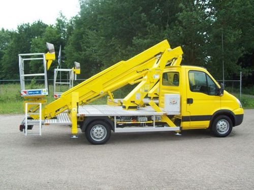 Piattaforma telescopica su autotelaio - SC 22 - Safi Group srl - per zone pericolose / per struttura