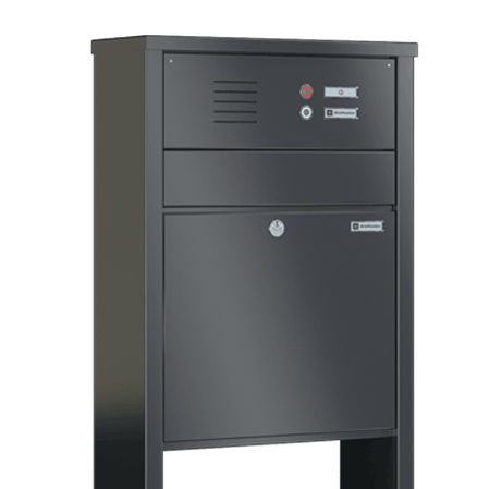 Cassetta delle lettere autoportante - VERTICAL - Ju-Metall- warenfabrik - individuale