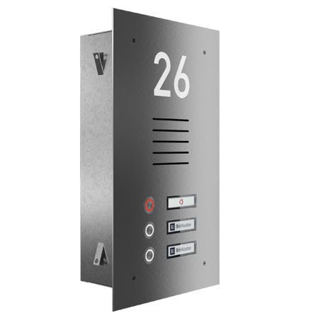 Citofono audio bianco - FIRST CLASS - Ju-Metall- warenfabrik - professionale / per casa / da incasso