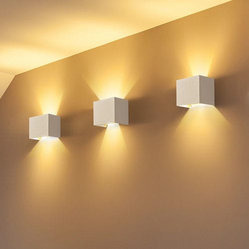 Applique contemporanea - FULTON - Maytoni - da esterno / in metallo / a cubo
