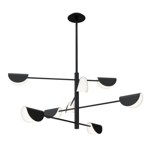 Lampadario design originale - MOLLIS - Maytoni - in metallo / in acrilico / da 8 lampadine