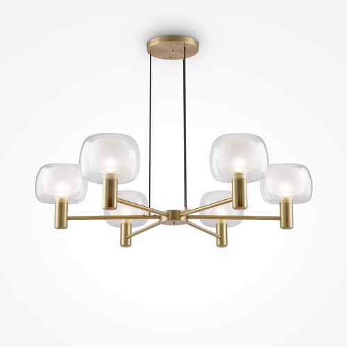 Lampadario neoclassico - VISION - Maytoni - in vetro / in alluminio / da 6 lampadine