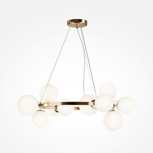Lampadario contemporaneo - DALLAS - Maytoni - in vetro soffiato / da 11 lampadine / contract