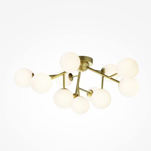 Lampadario contemporaneo - DALLAS - Maytoni - in vetro soffiato / in metallo / in cromo