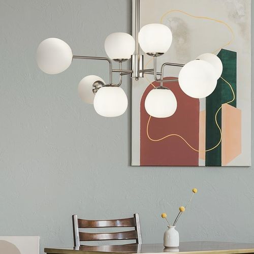 Lampadario contemporaneo - Erich - Maytoni - in vetro / in metallo / da 12 lampadine
