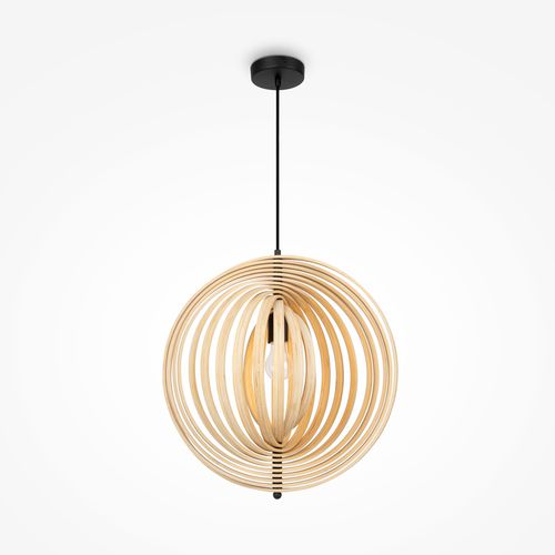 Lampada a sospensione - Roots - Maytoni - in metallo / in legno compensato / contemporanea