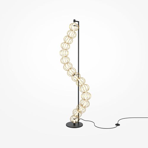 Lampada da terra - Cage - Maytoni - in metallo / contemporanea / con cavo