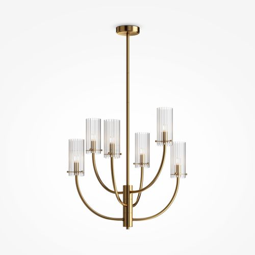 Lampadario contemporaneo - Arco - Maytoni - in metallo / da 6 lampadine / a candelabro