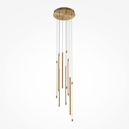 Lampadario contemporaneo - Light stick - Maytoni - in acrilico / in alluminio / a cascata