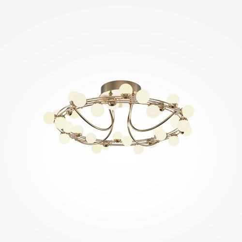 Plafoniera contemporanea - Tessara - Maytoni - rotonda / in acciaio inossidabile / LED