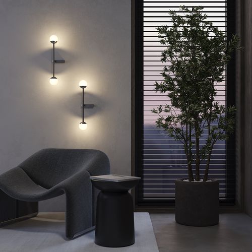 Applique contemporanea - Touch - Maytoni - da interno / in vetro / in metallo